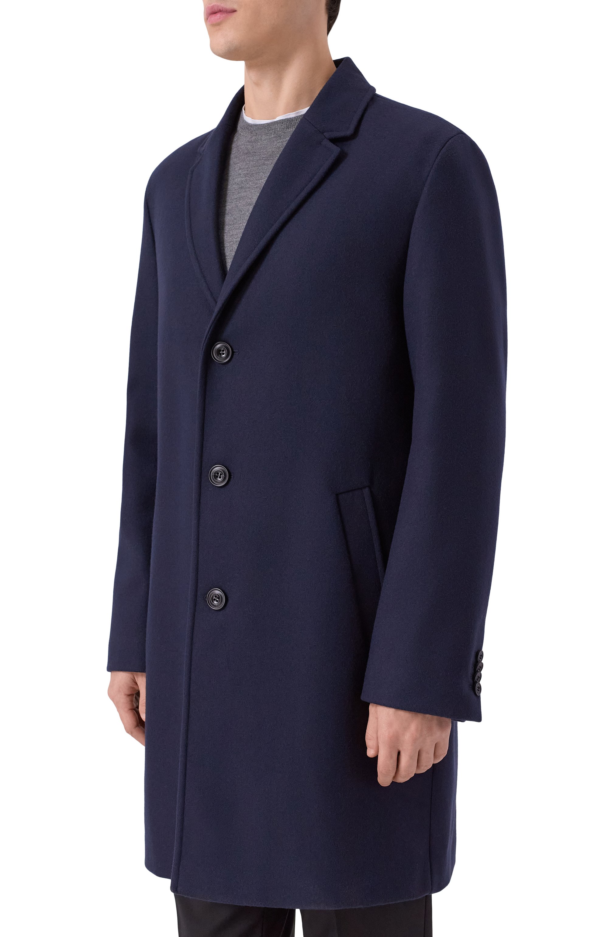 Шерстяное пальто HUGO, арт. 50546529, фото 3