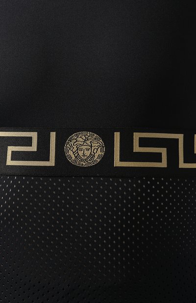 Топ с перфорированием VERSACE черного цвета по цене 21050 руб., арт. AUD01036/AN00179, фото 5 Топ с перфорированием VERSACE, арт. AUD01036/AN00179, фото 5