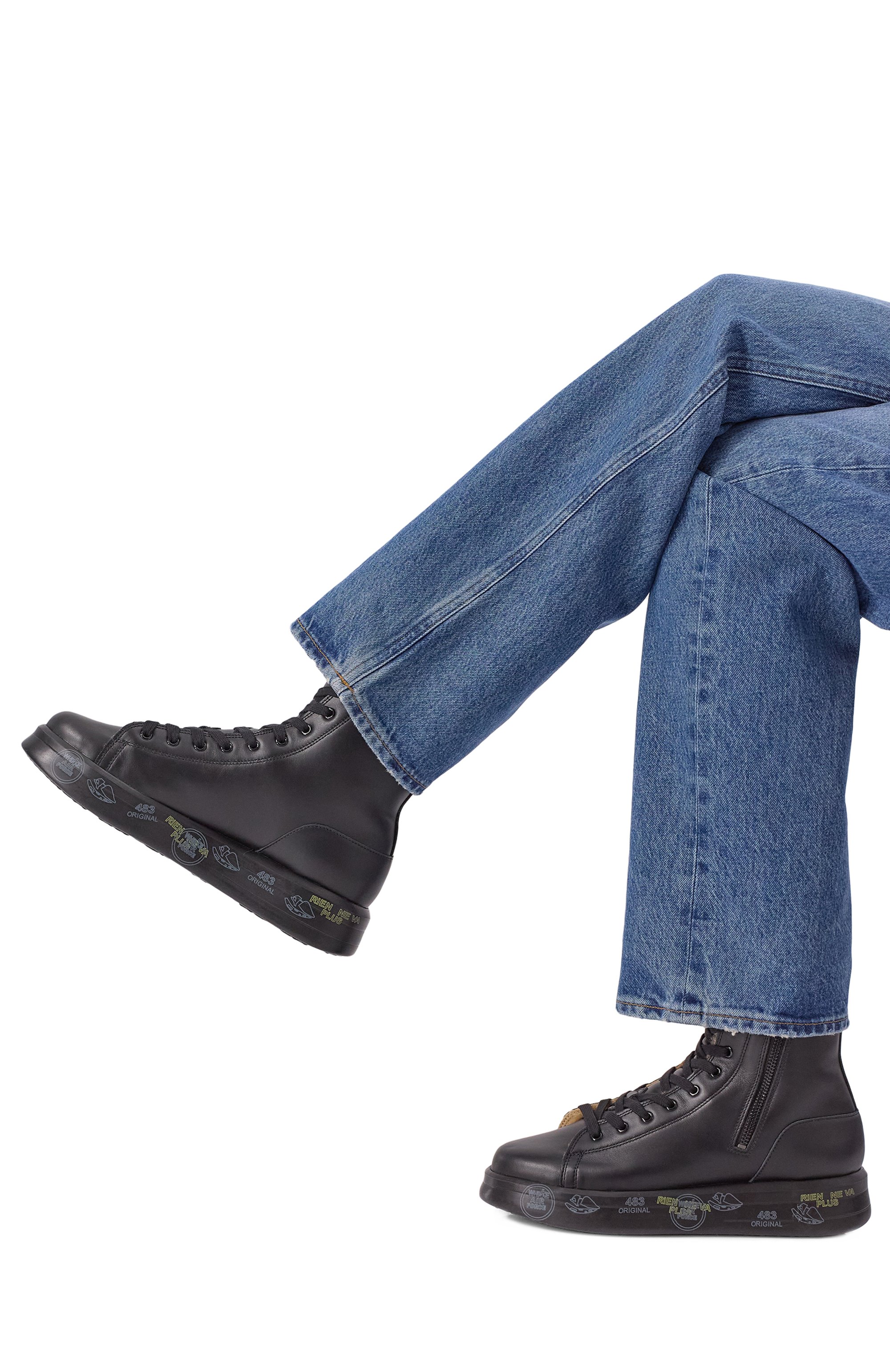 Кожаные кеды edith PREMIATA, арт. EDITH/VAR 7069M, фото 2