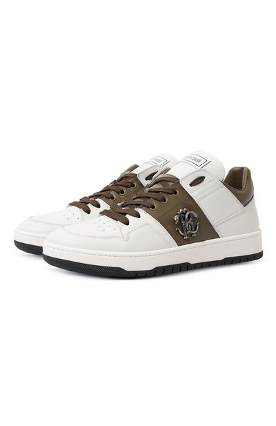 Кожаные кеды ROBERTO CAVALLI, арт. 20727 B, фото 1