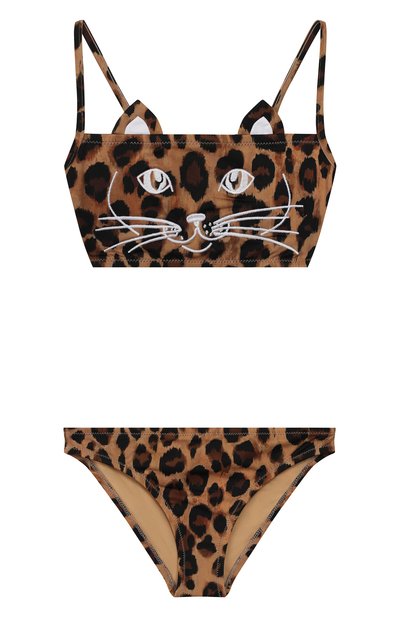 Раздельный купальник NATAYAKIM коричневого цвета по цене 14000 руб., арт. NY-020/19BK, фото 1 Раздельный купальник NATAYAKIM, арт. NY-020/19BK, фото 1