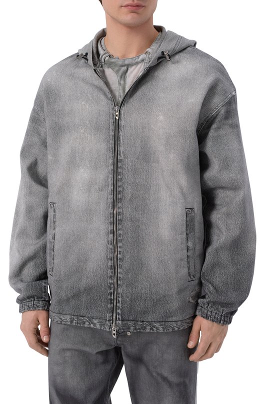 Хлопковая куртка Diesel A14694/068US Серый  A14694/068US Фото 3