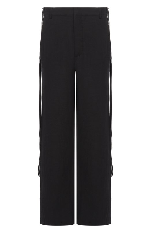 Хлопковые брюки Ann Demeulemeester B0010304/FA718 Чёрный B0010304/FA718