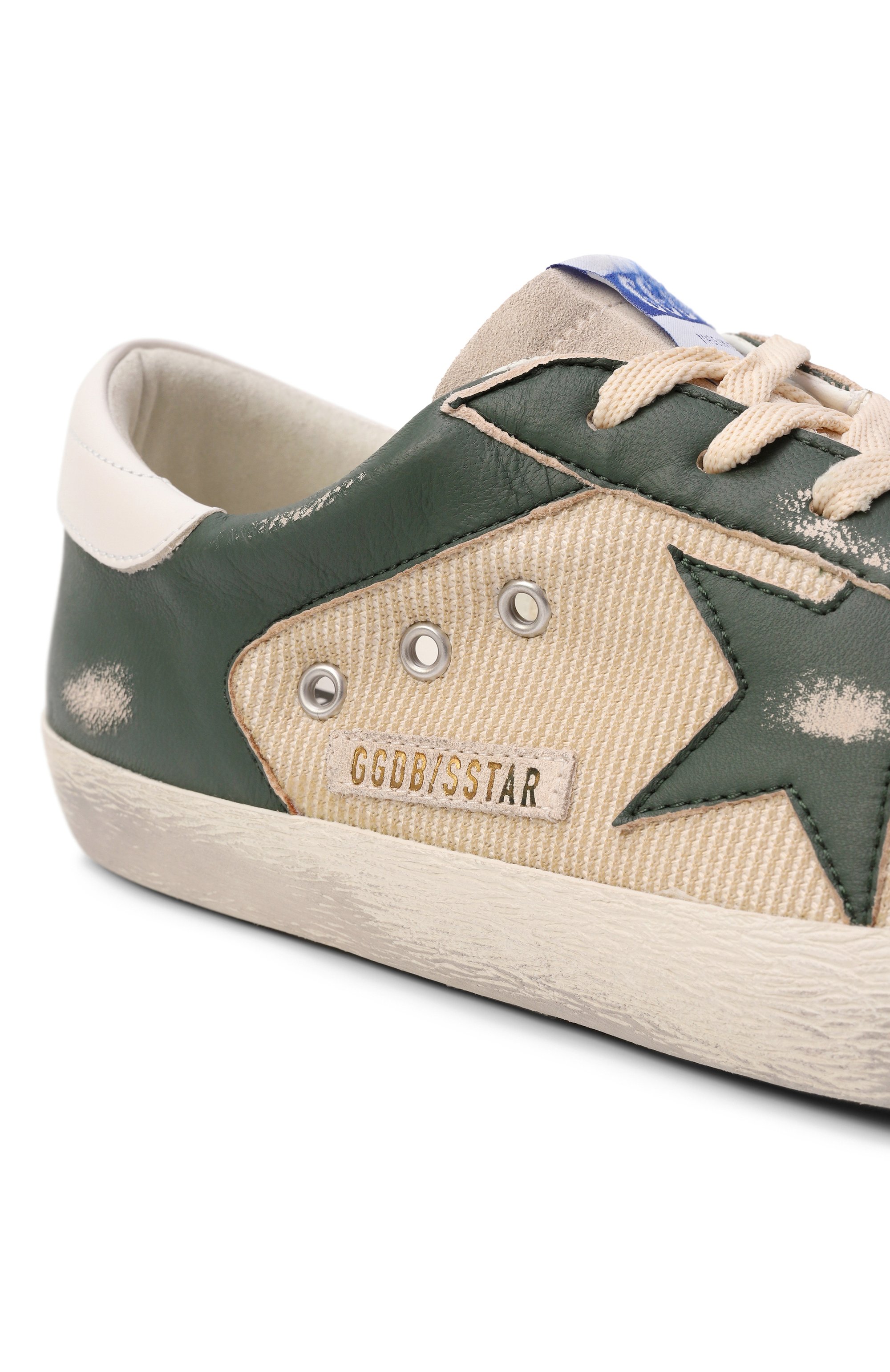Комбинированные кеды super-star GOLDEN GOOSE DELUXE BRAND, арт. GMF00108.F004590, фото 7