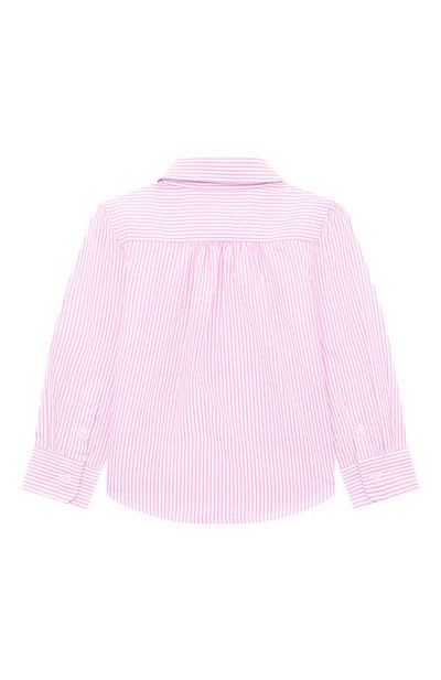 Хлопковая блузка POLO RALPH LAUREN розового цвета по цене 9470 руб., арт. 311860112, фото 2 Хлопковая блузка POLO RALPH LAUREN, арт. 311860112, фото 2