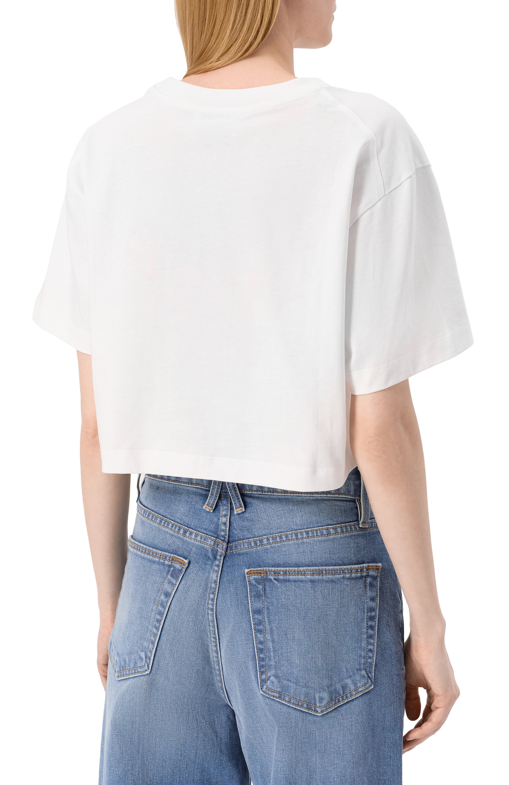 Хлопковая футболка M05CH1NO JEANS, арт. J0705/3229, фото 4