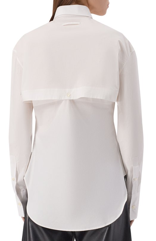 Хлопковая рубашка Jean Paul Gaultier 25/04-W-ST037/C071 Белый  25/04-W-ST037/C071 Фото 4