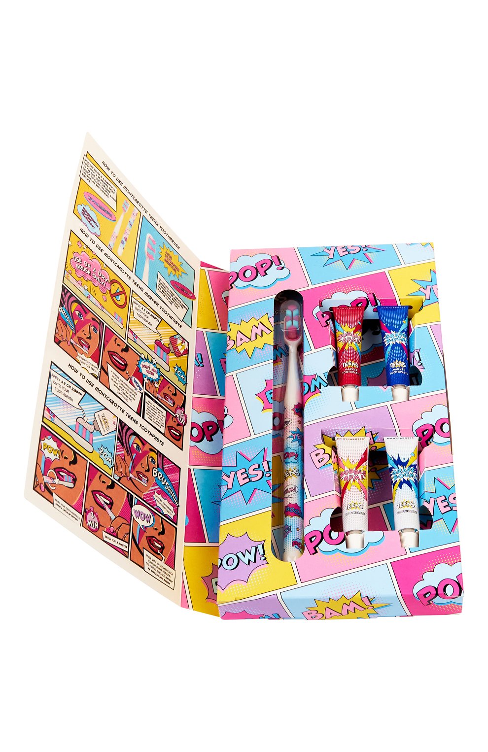 Белый набор для обучения чистки зубов у подростков и детей 7+ MONTCAROTTE, арт. МСТ907, фото 3