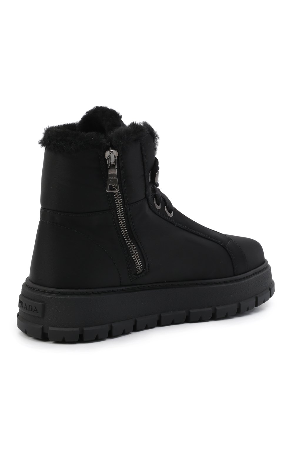 Текстильные ботинки PRADA, арт. 1T492M-3G0O-F0002-ZF45, фото 3