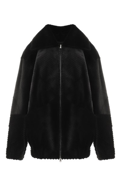 Женская шуба из норки MVST, арт. M015/MINK SHARED B