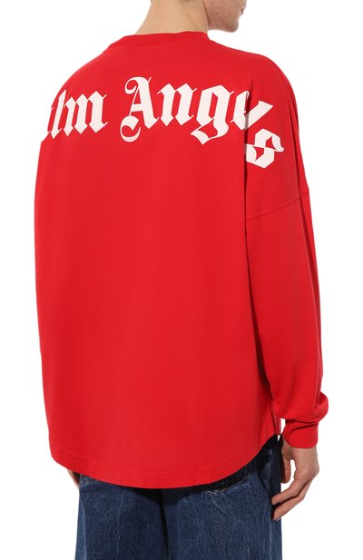 Хлопковый лонгслив PALM ANGELS, арт. PMAB001C99JER0042501, фото 4