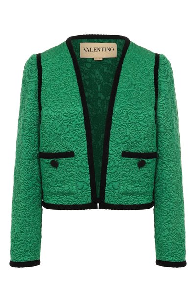 Женский жакет из шерсти и шелка VALENTINO, арт. 7B3CE4N5/99J