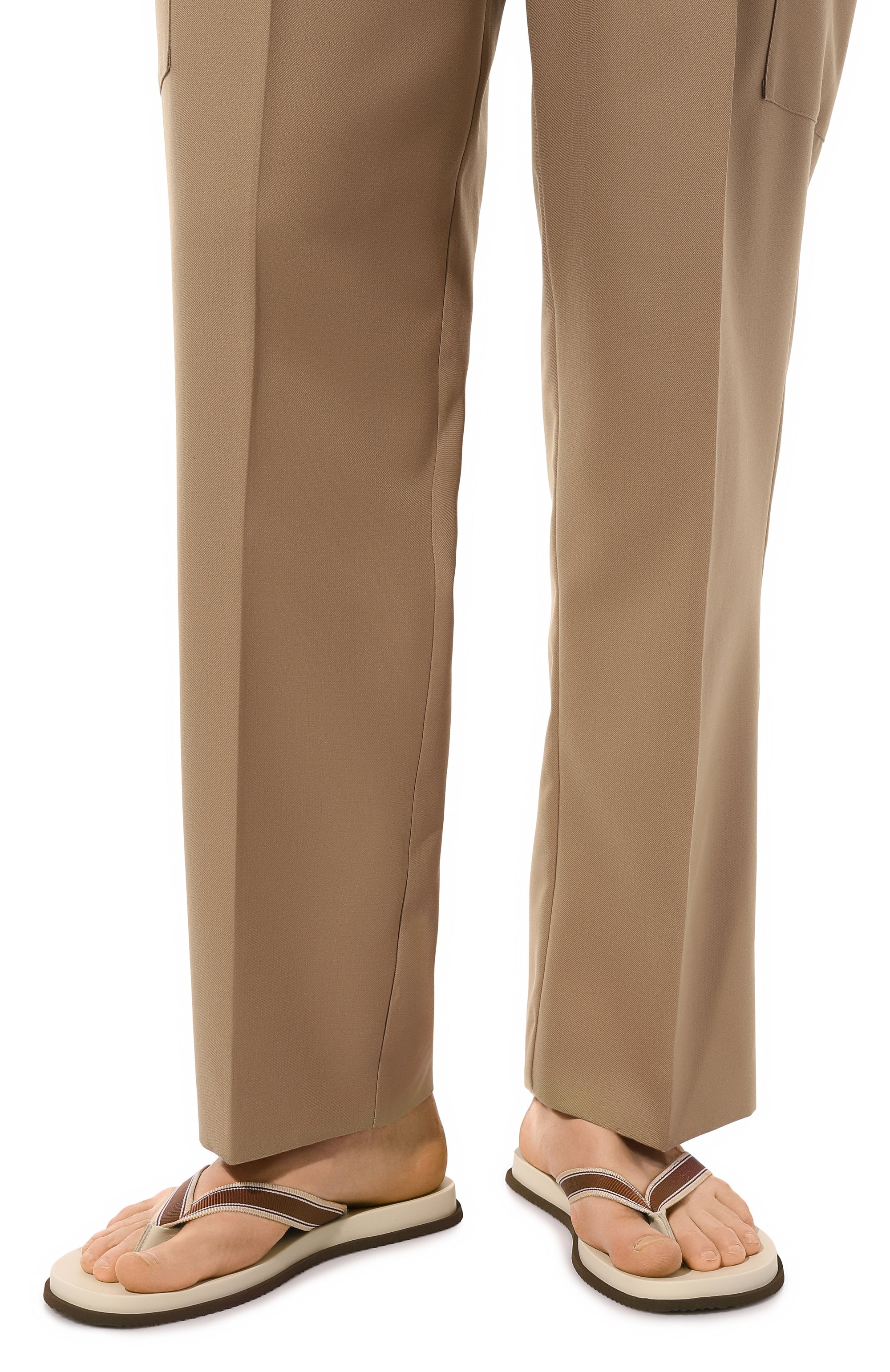 Текстильные шлепанцы BRUNELLO CUCINELLI, ар т. MZUNAVH315, фото 3