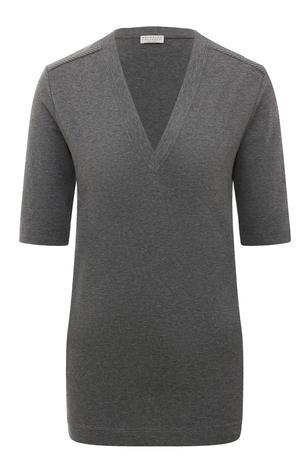 Хлопковая футболка BRUNELLO CUCINELLI, арт. M0T18B1026, �фото 1