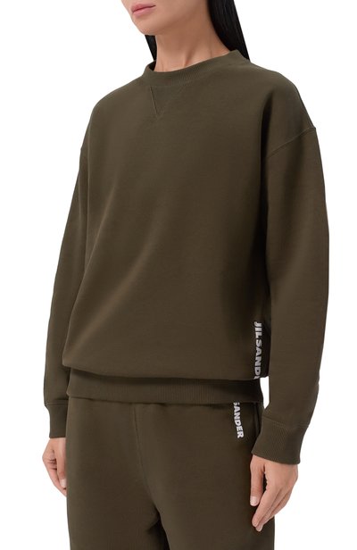 Хлопковый свитшот JIL SANDER, арт. J02GU0122/J20128, фото 3