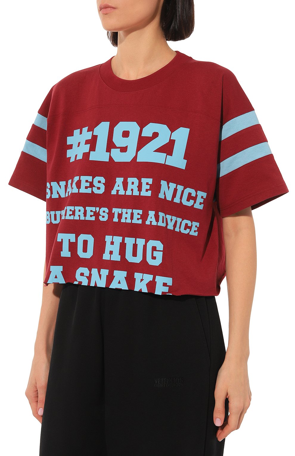 Хлопковая футболка GUCCI, арт. 660868 XJDKG, фото 3