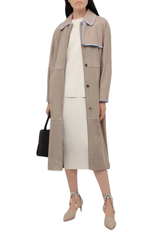Кожаные туфли Giorgio Armani X1E880/XM779 Бежевый  X1E880/XM779 Фото 2