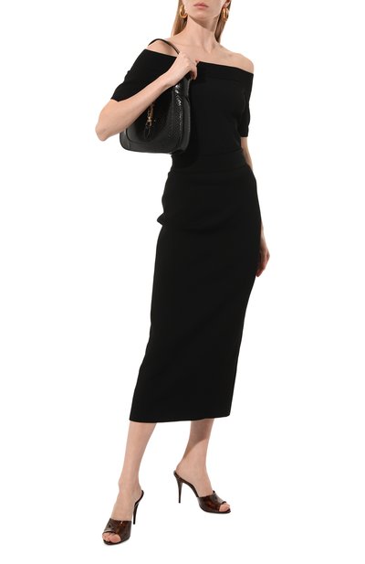 Топ из вискозы ALEXANDER MCQUEEN, арт. 669510/Q1AV41000, фото 2