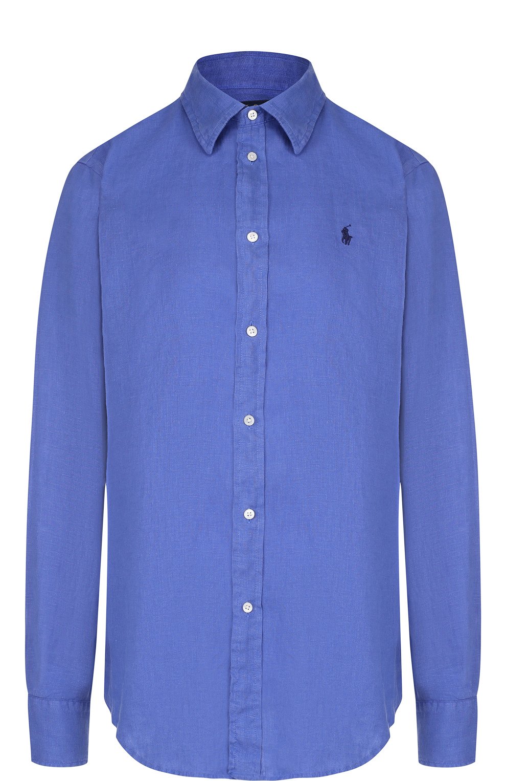 Однотонная льняная блуза свободного кроя POLO RALPH LAUREN, арт. 211697460, фото 1