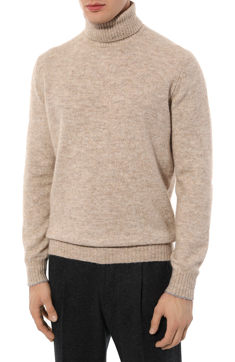 Свитер из шерсти и хлопка BRUNELLO CUCINELLI, арт. MS070B2219, фото 3