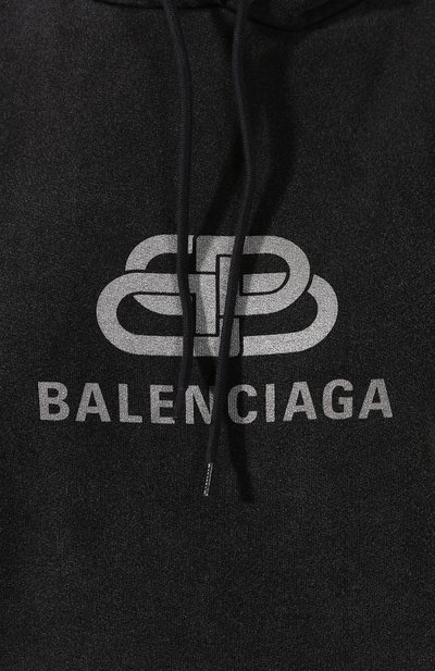 Хлопковое худи BALENCIAGA, арт. 578135/TGV74, фото 5