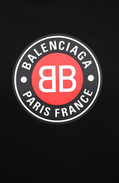 Хлопковое худи BALENCIAGA, арт. 570811/TJVD7, фото 5