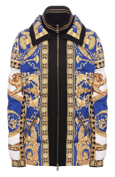 Стеганая куртка с принтом и воротником-стойкой  VERSACE, арт. A80273/A226681, фото 1