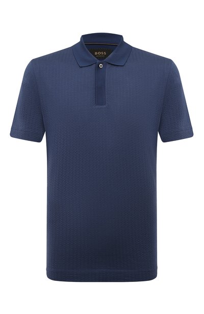 Поло из хлопка и шелка BOSS CAMEL, арт. 50502750, фото 1