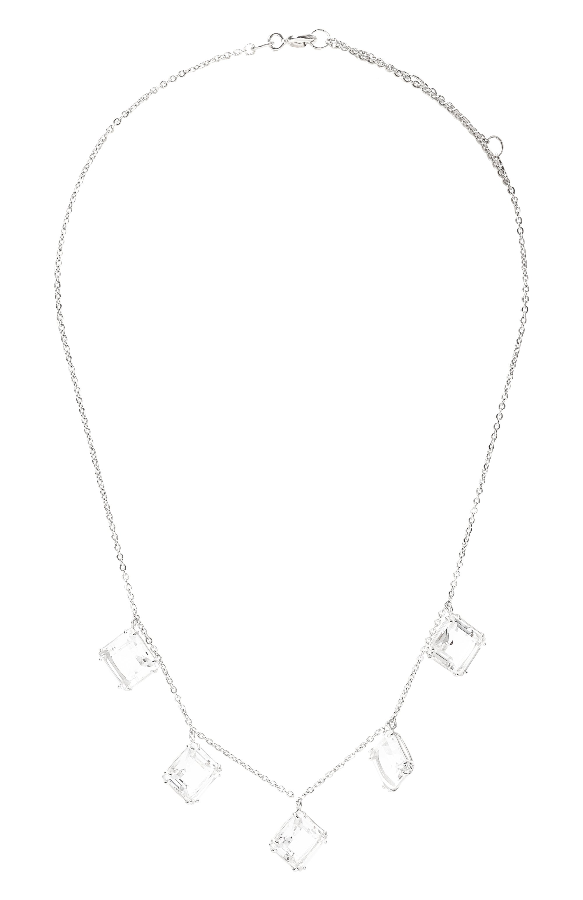 Колье с подвесками из хрусталя serene MOONKA, арт. rmb-nl5-crs, фото 1