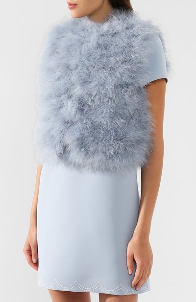 Жилет с перьевой отделкой REDVALENTINO, арт. RR3CMA00/XXA, фото 3