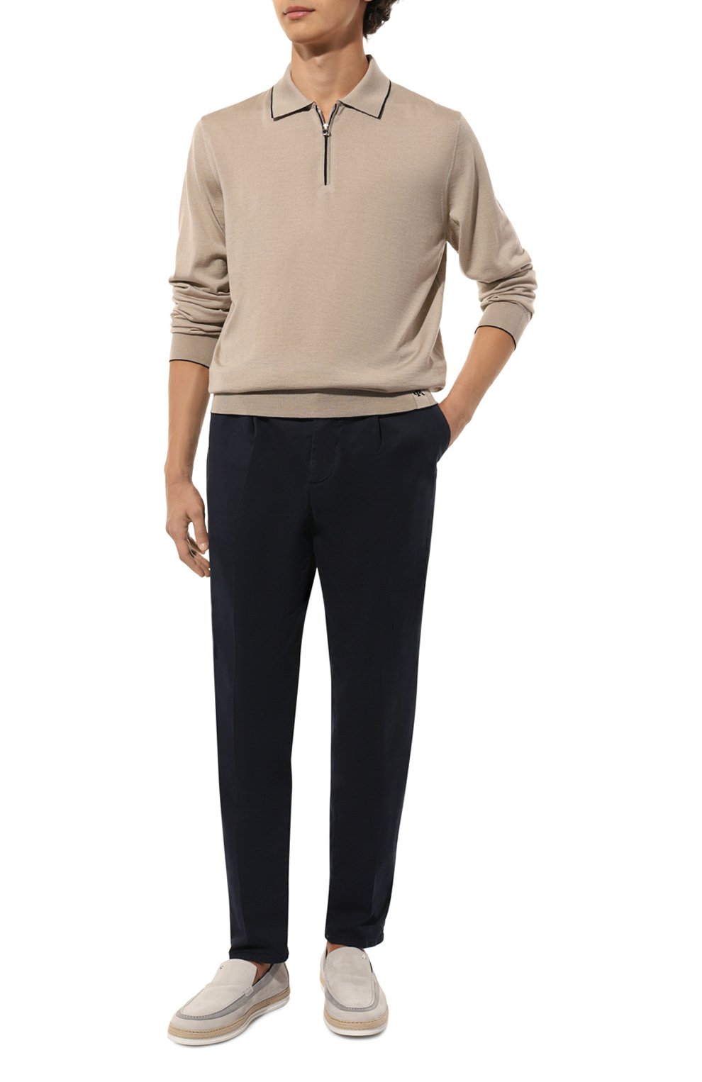 Хлопковые брюки BRUNELLO CUCINELLI, арт. M289LE1450, фото 2