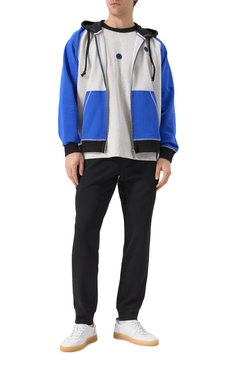 Мужские джоггеры EMPORIO ARMANI черного цвета, арт. 111873/4F571 | Фото 2 (Материал сплава: Проставлено; Драгоценные камни: Проставлено; Материал внешний: Хлопок, Синтетический материал; Длина (брюки, джинсы): Стандартные; Стили: Кэжуэл; Силуэт М (брюки): Джоггеры)