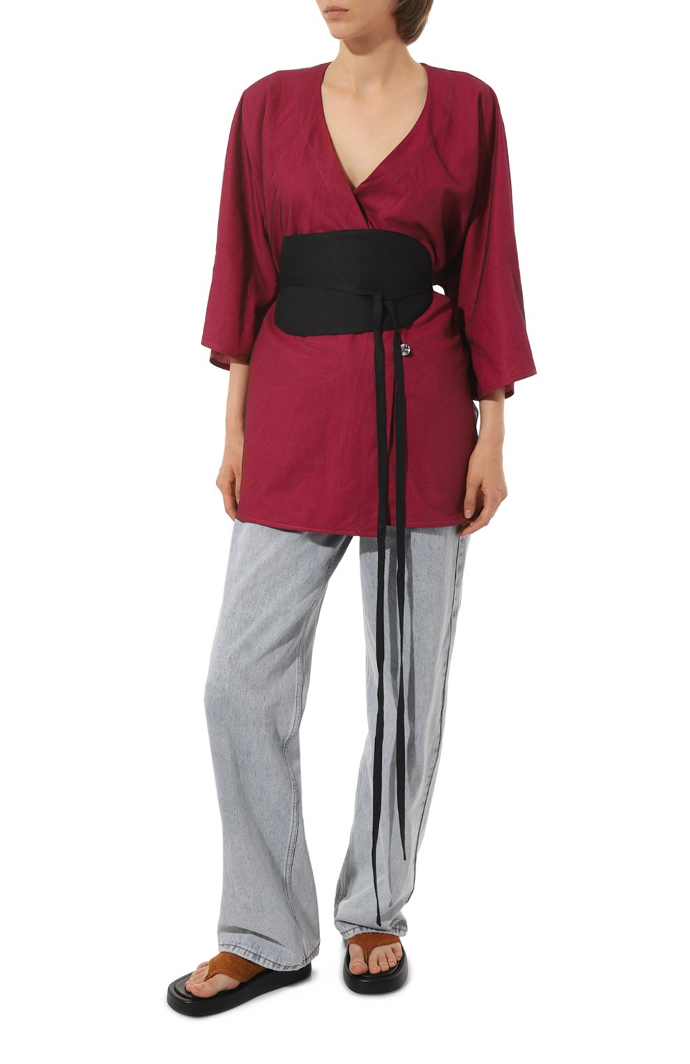Жакет-кимоно изо льна и хлопка MIDGARD PARIS, арт. B4703, фото 3