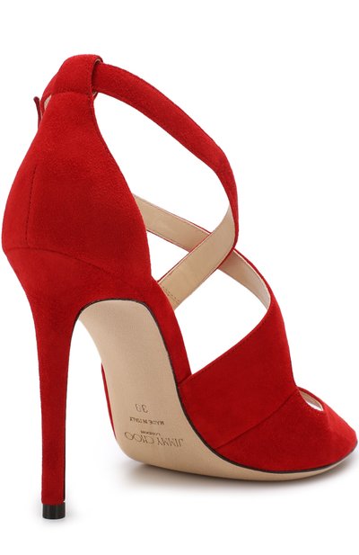 Замшевые босоножки emily JIMMY CHOO, арт. EMILY 100/SUE, фото 4