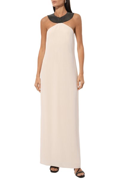 Шелковое платье BRUNELLO CUCINELLI, арт. MF968A5254, фото 3