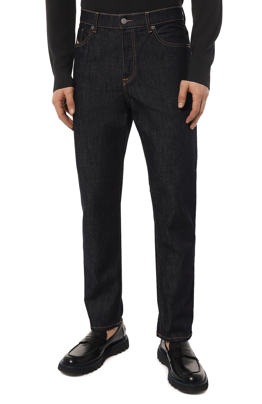 Джинсы DIESEL темно-синего цвета по цене 17800 руб., арт. A03571/Z9B89, фото 3 Джинсы DIESEL, арт. A03571/Z9B89, фото 3