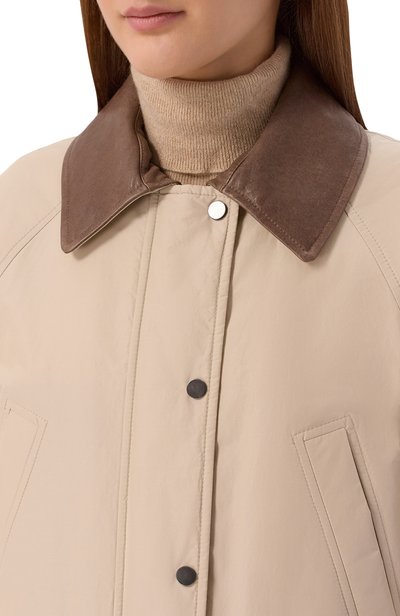 Утепленная куртка BRUNELLO CUCINELLI бежевого цвета по цене 726000 руб., арт. MH5257644P, фото 5 Утепленная куртка BRUNELLO CUCINELLI, арт. MH5257644P, фото 5