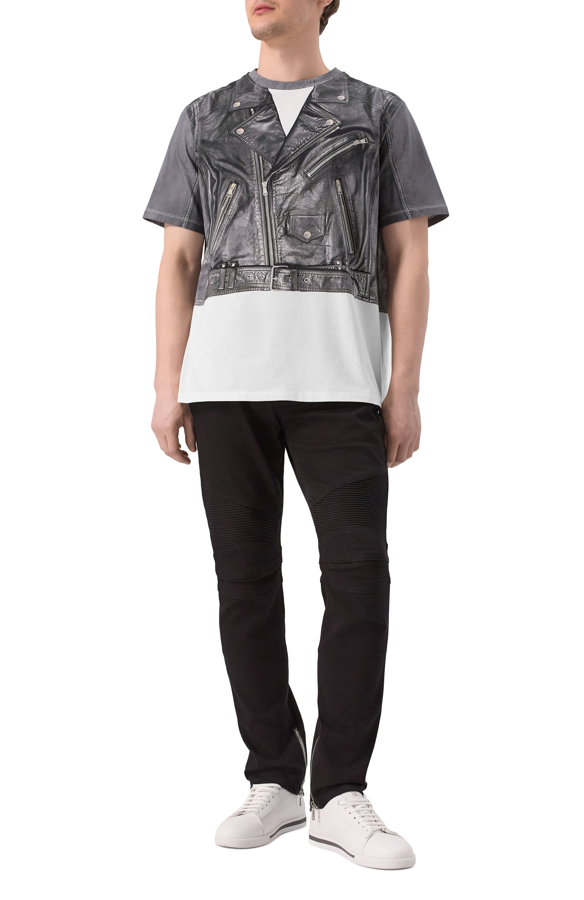 Хлопковая футболка BALMAIN, арт. EH1EG010/GE40, фото 2