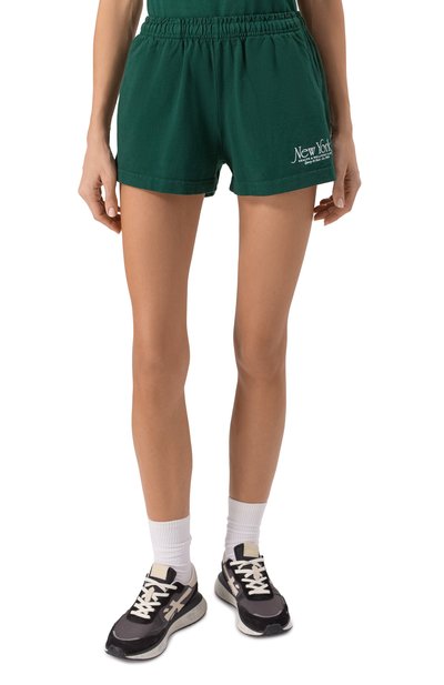 Хлопковые шорты SPORTY AND RICH, арт. SH037606034GR10, фото 3