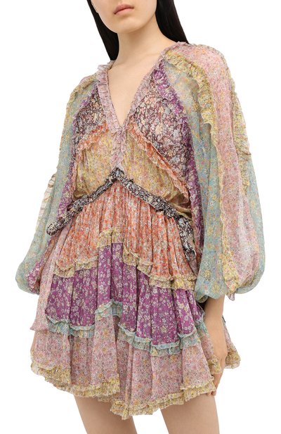 Шелковое платье ZIMMERMANN, арт. 8033DCAR, фото 3