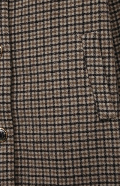 Шерстяное пальто MANZONI24 светло-коричневого цвета по цене 95500 руб., арт. 23MB1247-MCKF, фото 3 Шерстяное пальто MANZONI24, арт. 23MB1247-MCKF, фото 3