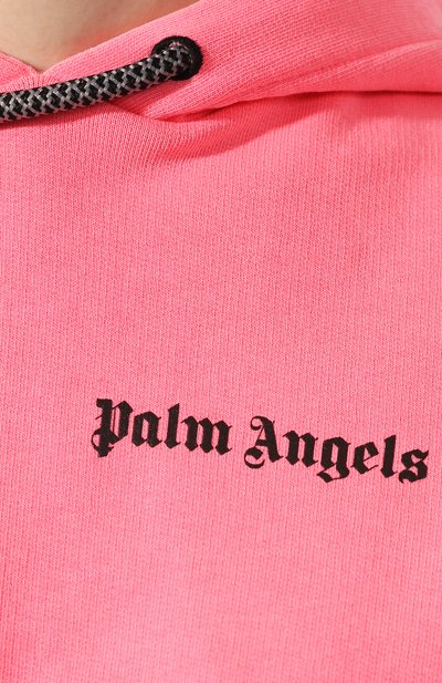 Хлопковое худи PALM ANGELS розового цвета по цене 47050 руб., арт. PWBB012R194410011201, фото 5 Хлопковое худи PALM ANGELS, арт. PWBB012R194410011201, фото 5
