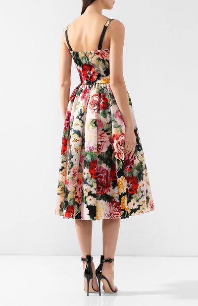 Шелковое платье DOLCE & GABBANA, арт. F67N0T/HS10F, фото 4