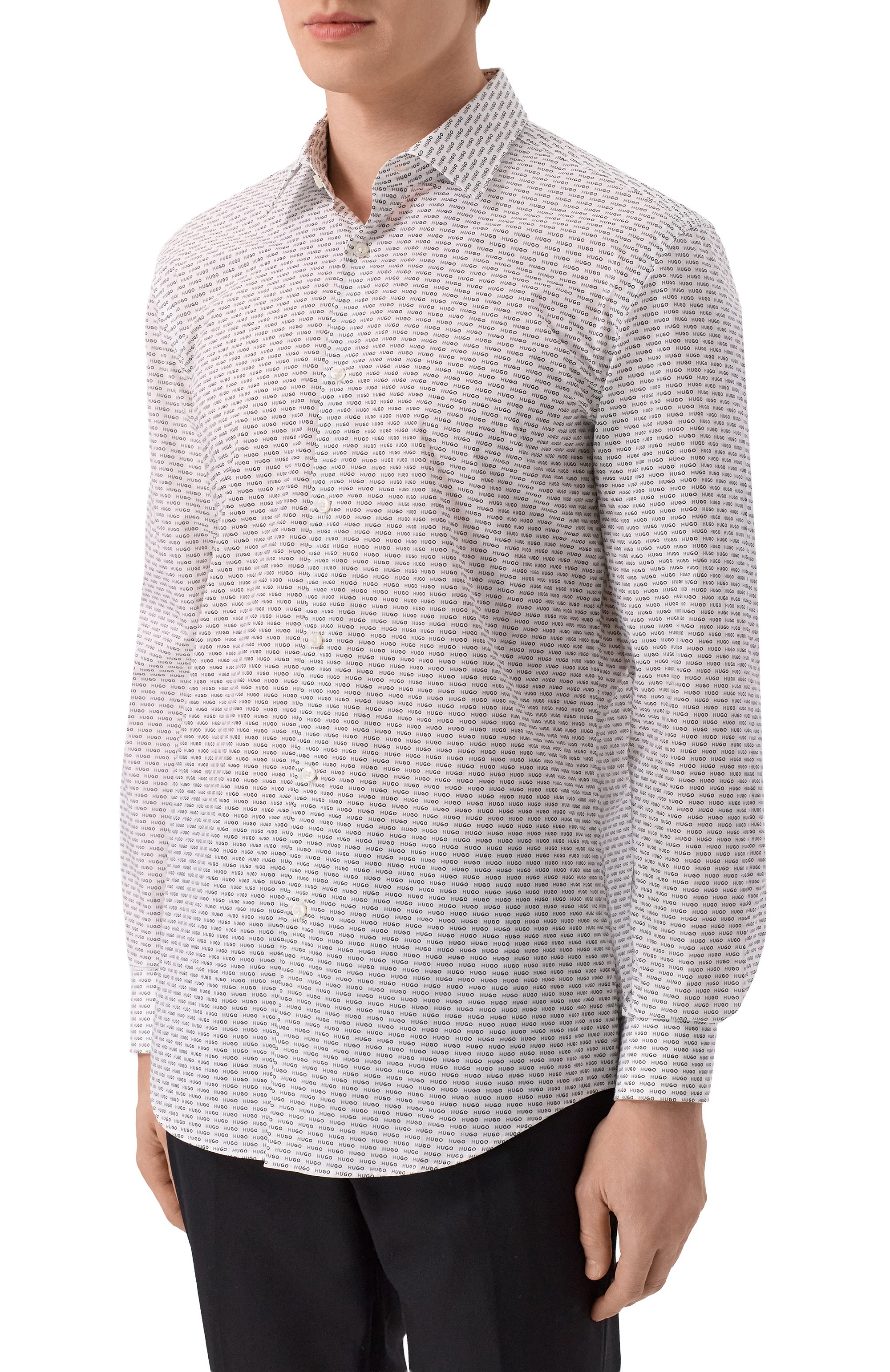 Хлопковая рубашка HUGO, арт. 50555318, фото 3