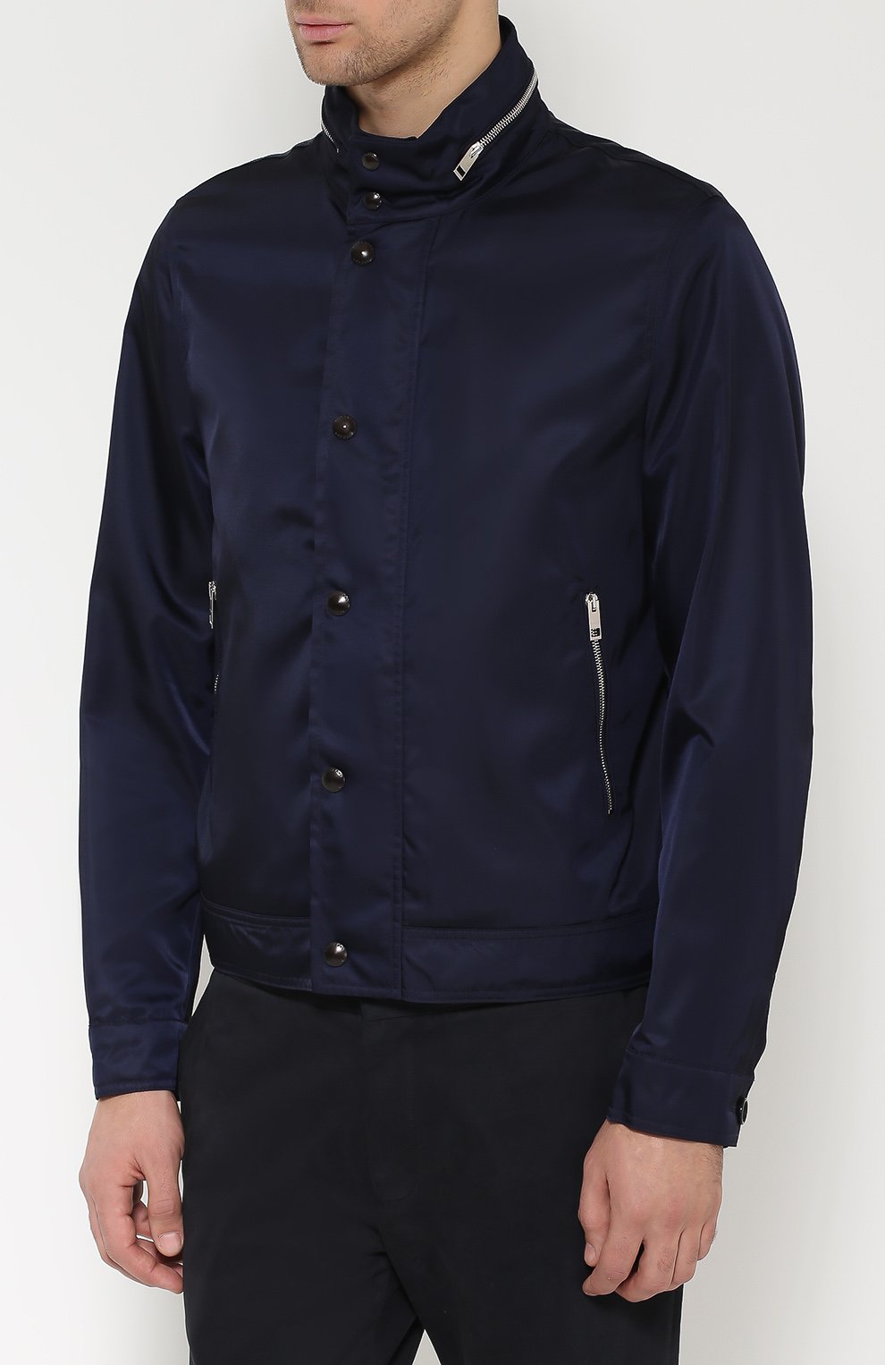 Куртка на молнии с потайным капюшоном BURBERRY, арт. 3983643, фото 3