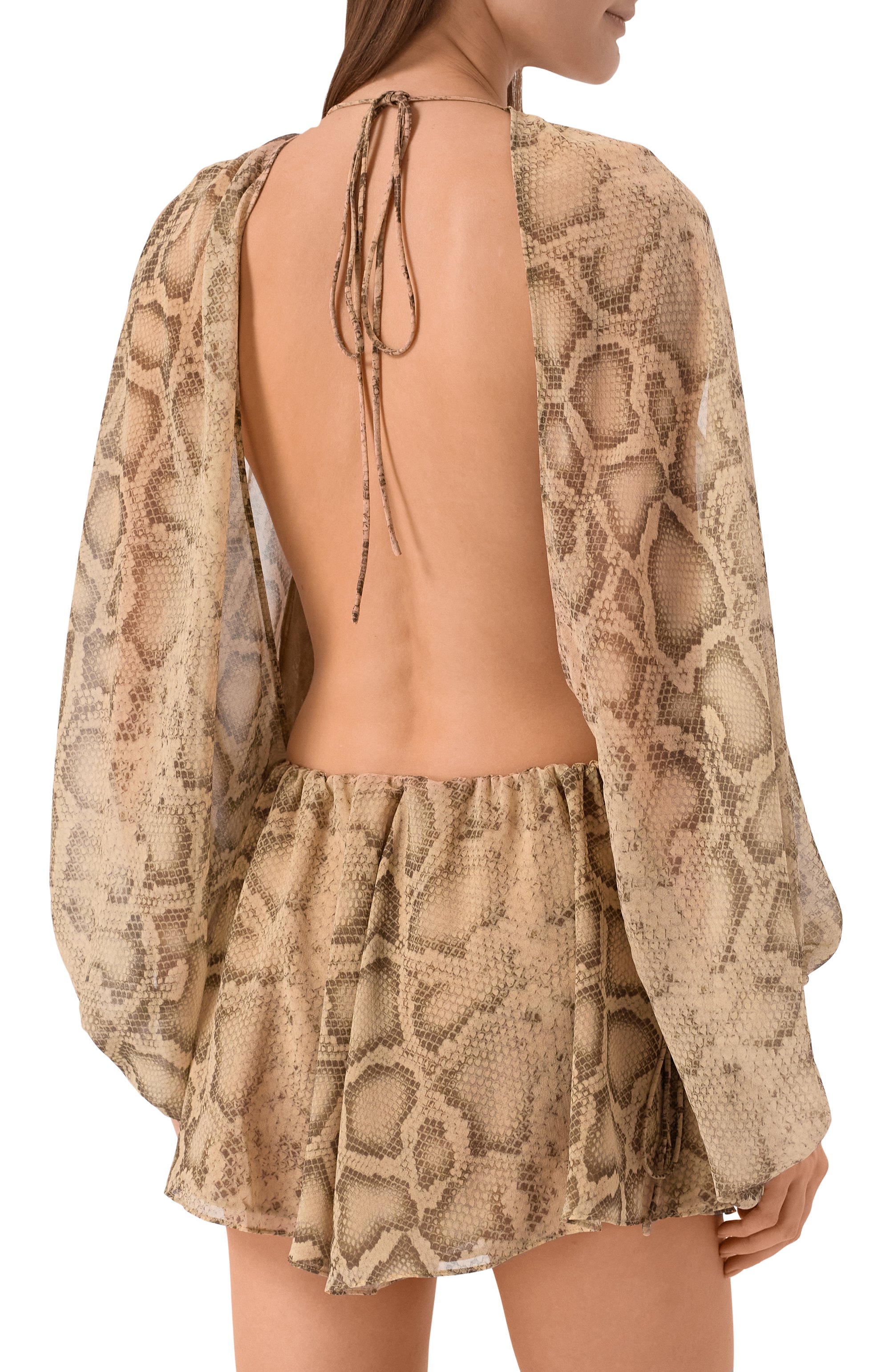 Комбинезон THE ANDAMANE бежевого цвета по цене 84950 руб., арт. T190171B/TNP264, фото 3 Комбинезон THE ANDAMANE, арт. T190171B/TNP264, фото 3