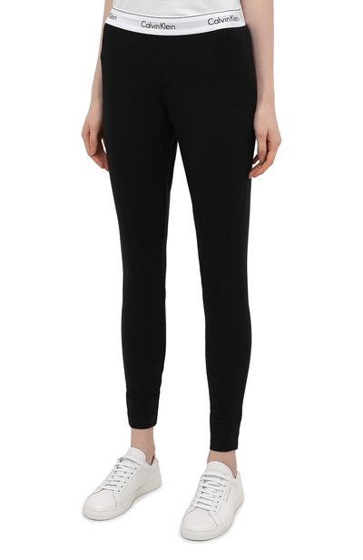 Легинсы CALVIN KLEIN черного цвета по цене 5995 руб., арт. D1632E, фото 3 Легинсы CALVIN KLEIN, арт. D1632E, фото 3