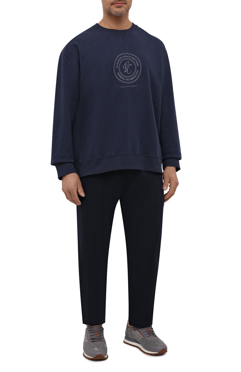 Хлопковый свитшот BRUNELLO CUCINELLI, арт. M0T353420W, фото 2