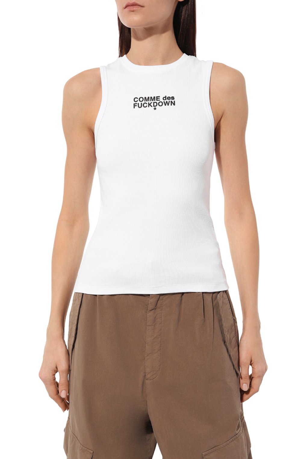 Хлопковая майка COMME DES FUCKDOWN, арт. CFABW00019, фото 3