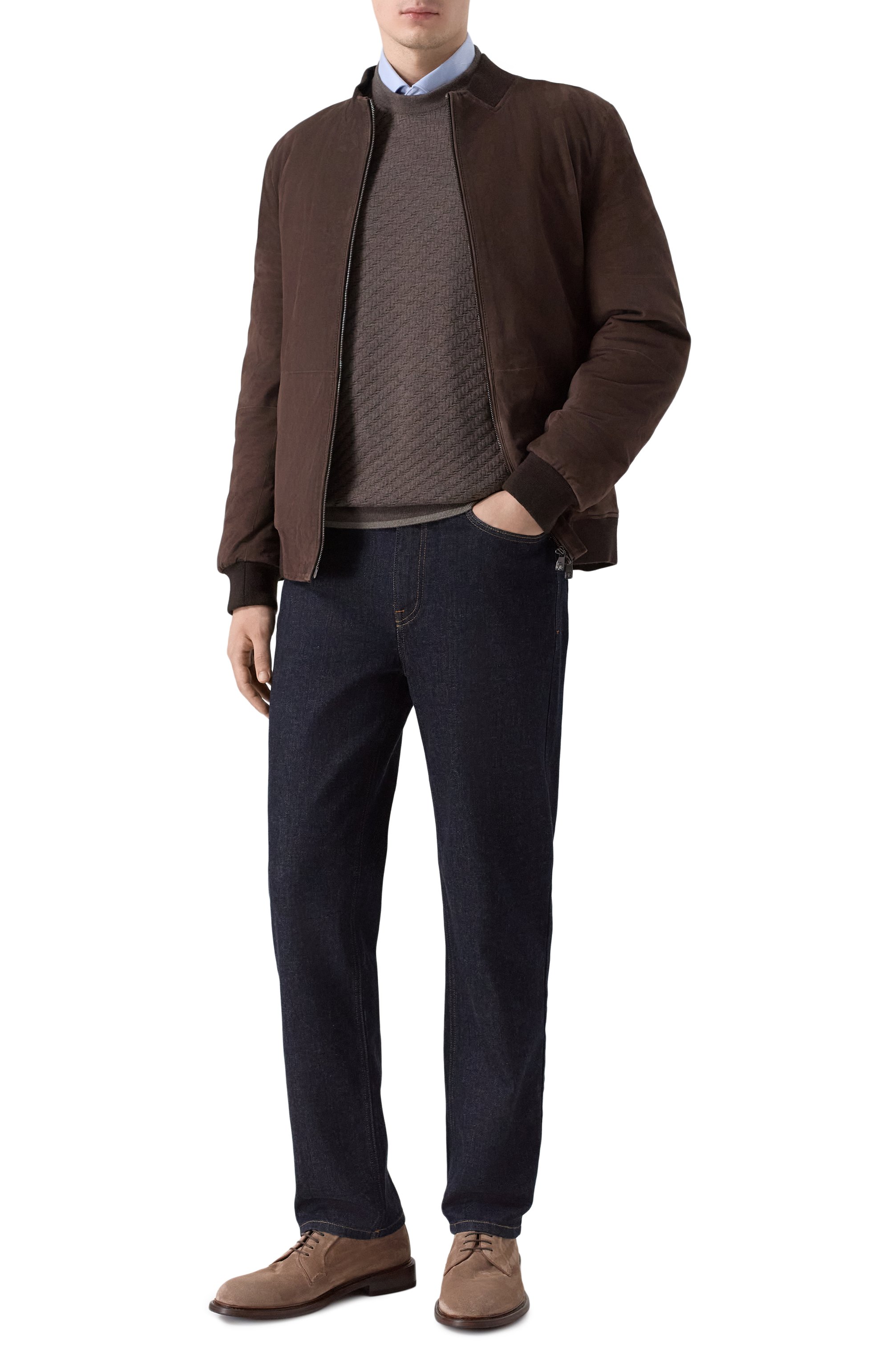 Замшевые дерби BARRETT, арт. 251U074.5/LIGHT CASHEMERE, фото 2